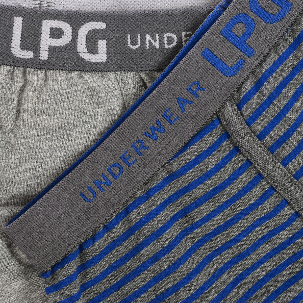 Men's Boxer Briefs Le Petit Garçon Gray