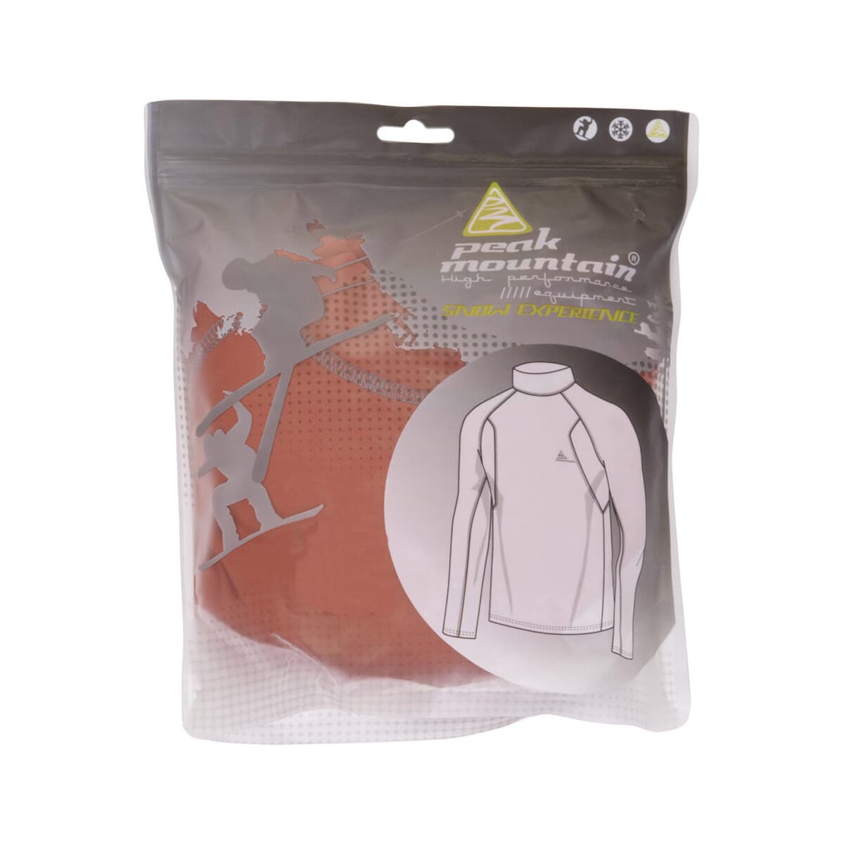 Boys' T-Shirts Peak Mountain Orange