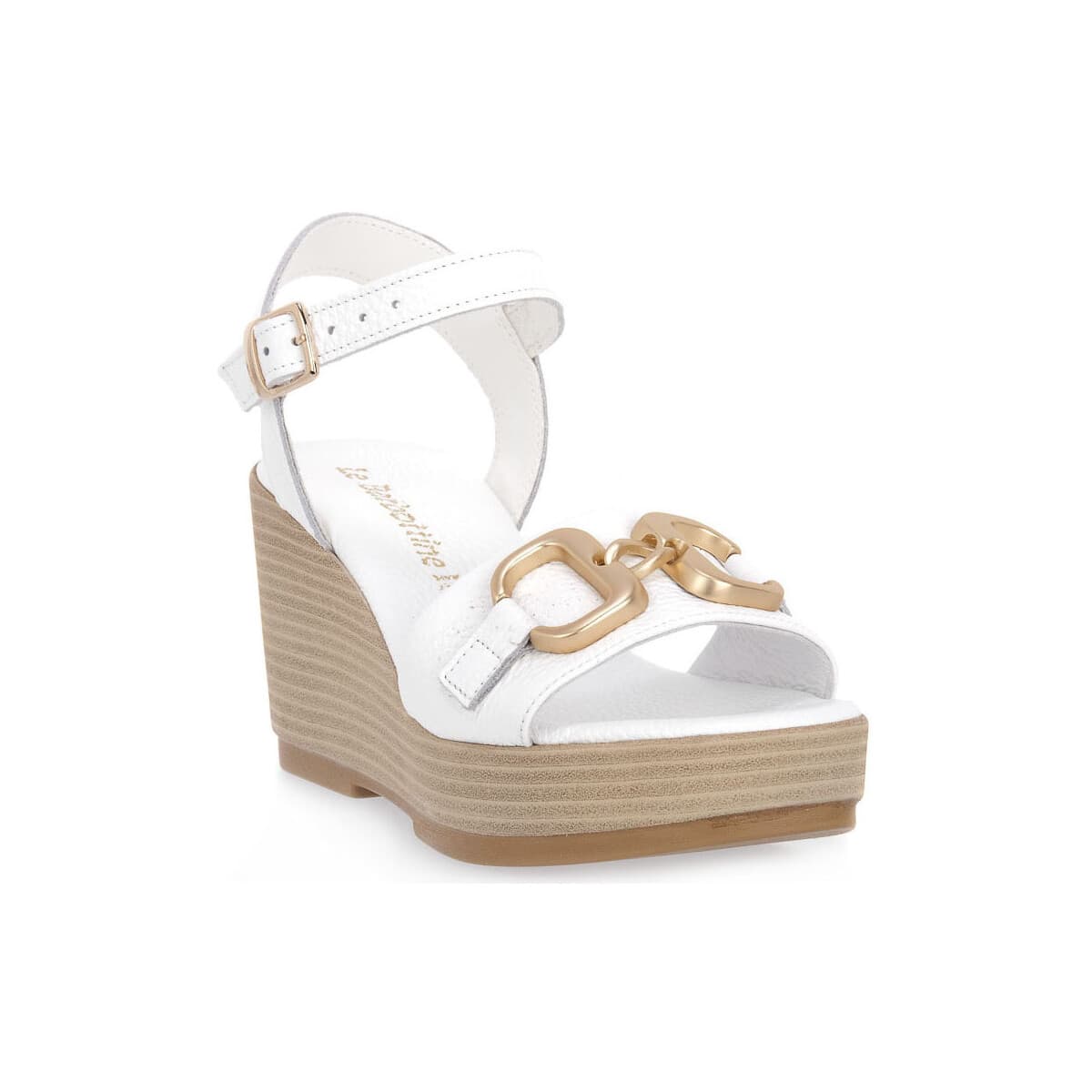 Σανδάλια με πλατφόρμα Priv Lab CIELO BIANCO