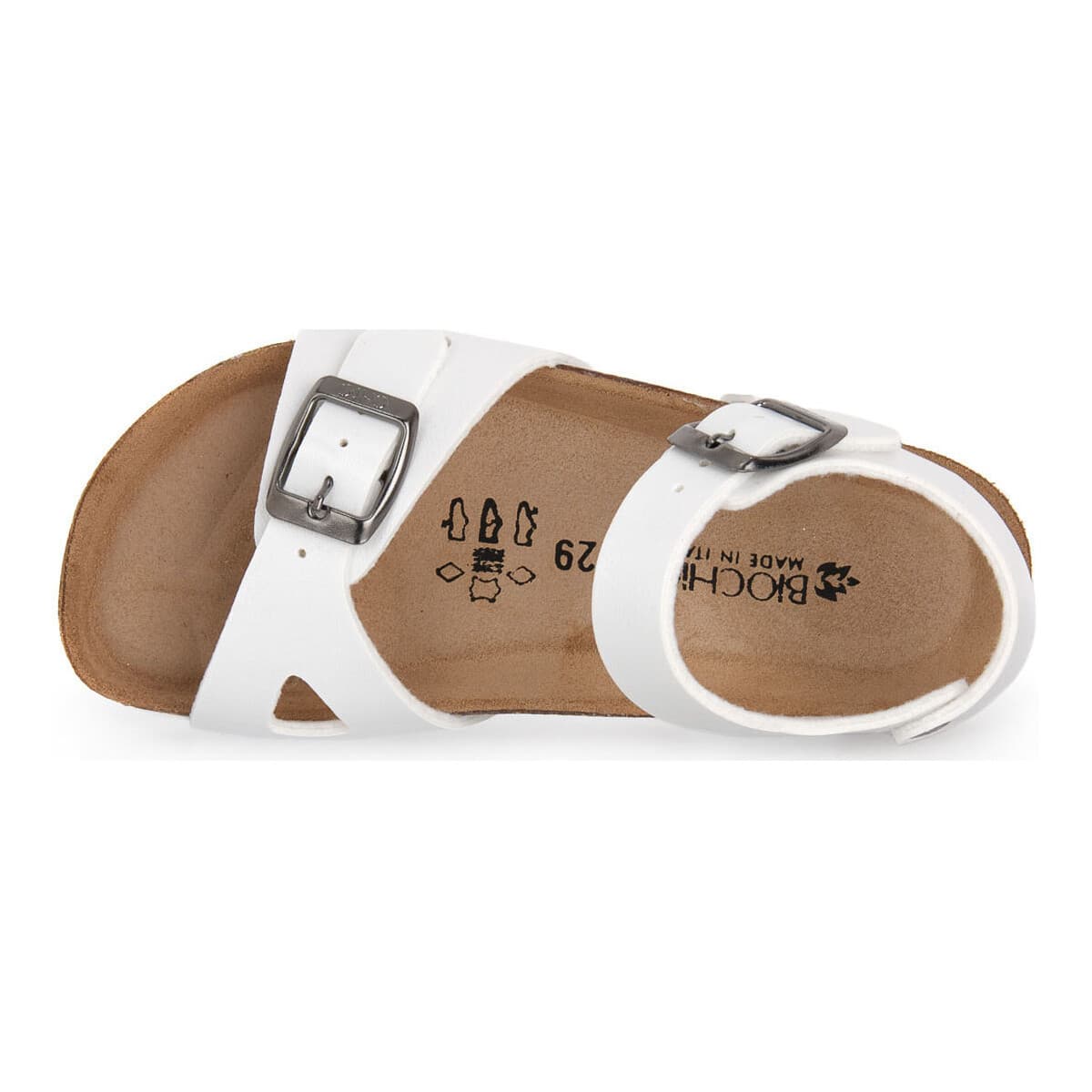 Girls' Sandals Biochic White