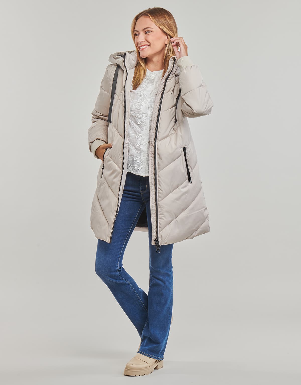 Women's Jackets JDY Beige
