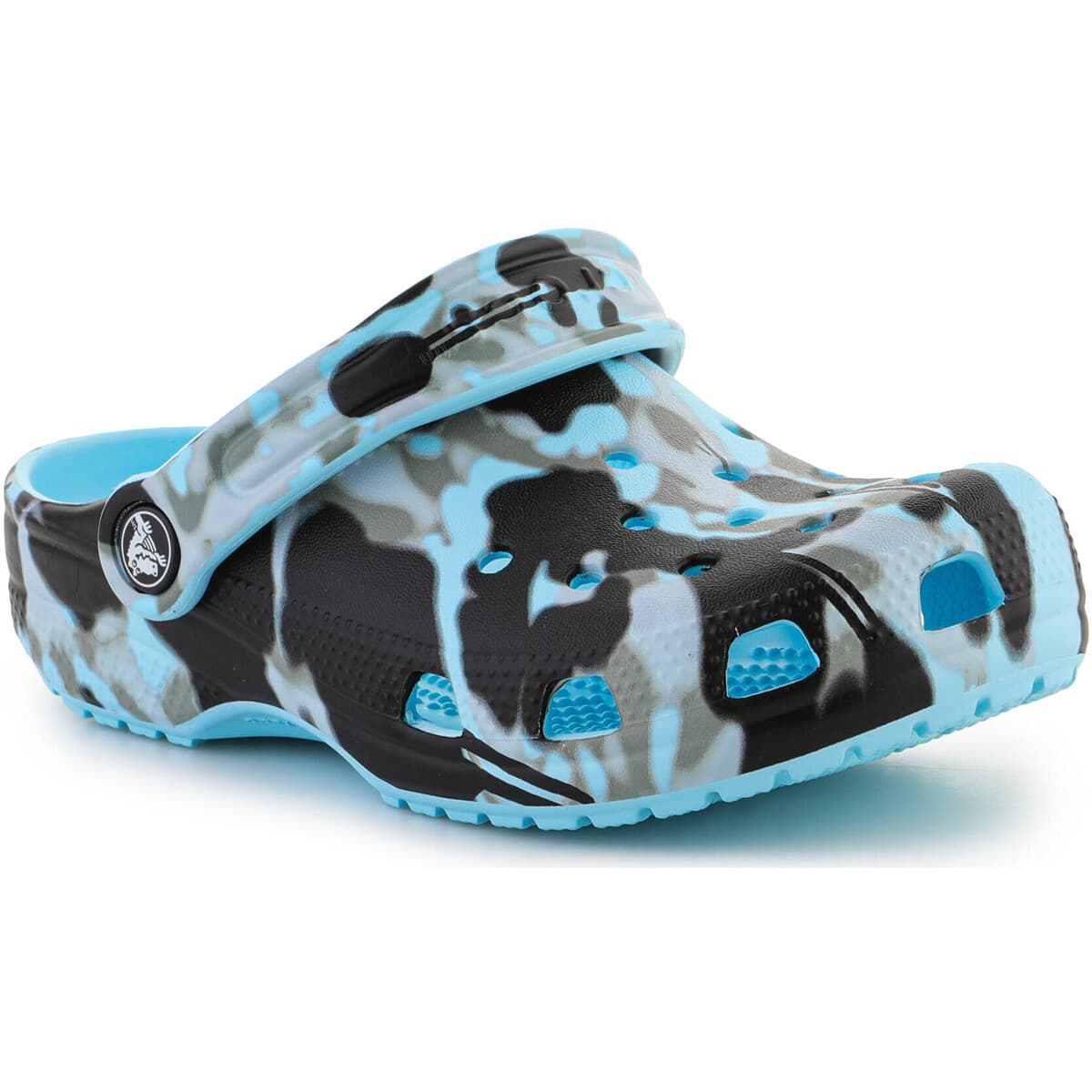 Σανδάλια χωρίς τακούνι Crocs Classic Spray Camo Clog Kids BLACK 208305-001