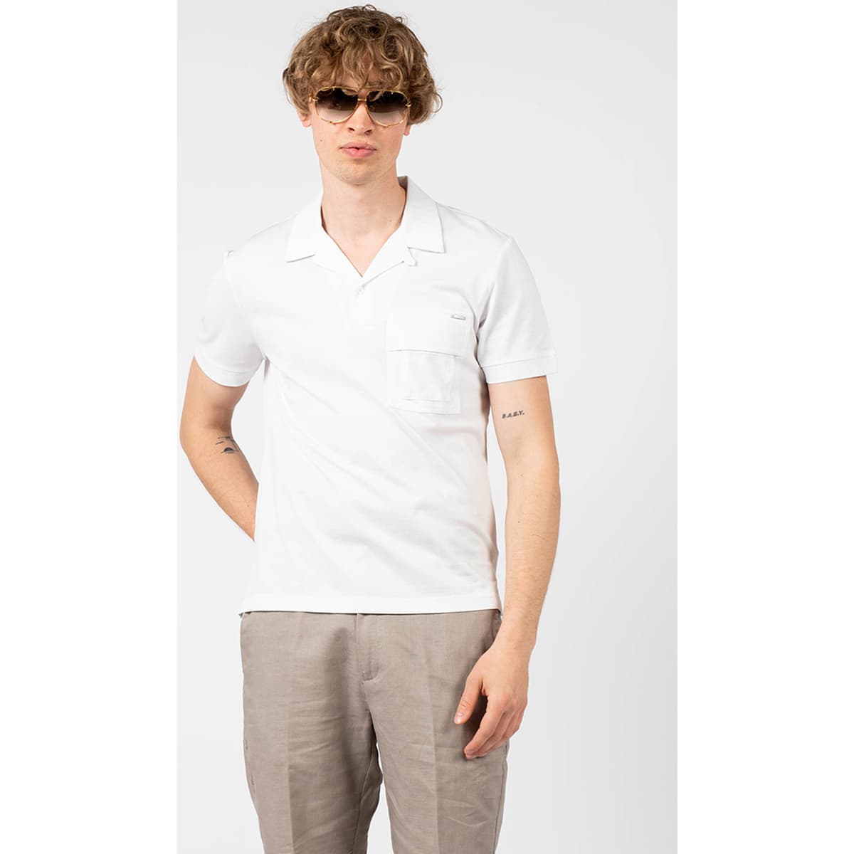 Men's Polo Shirts Antony Morato White