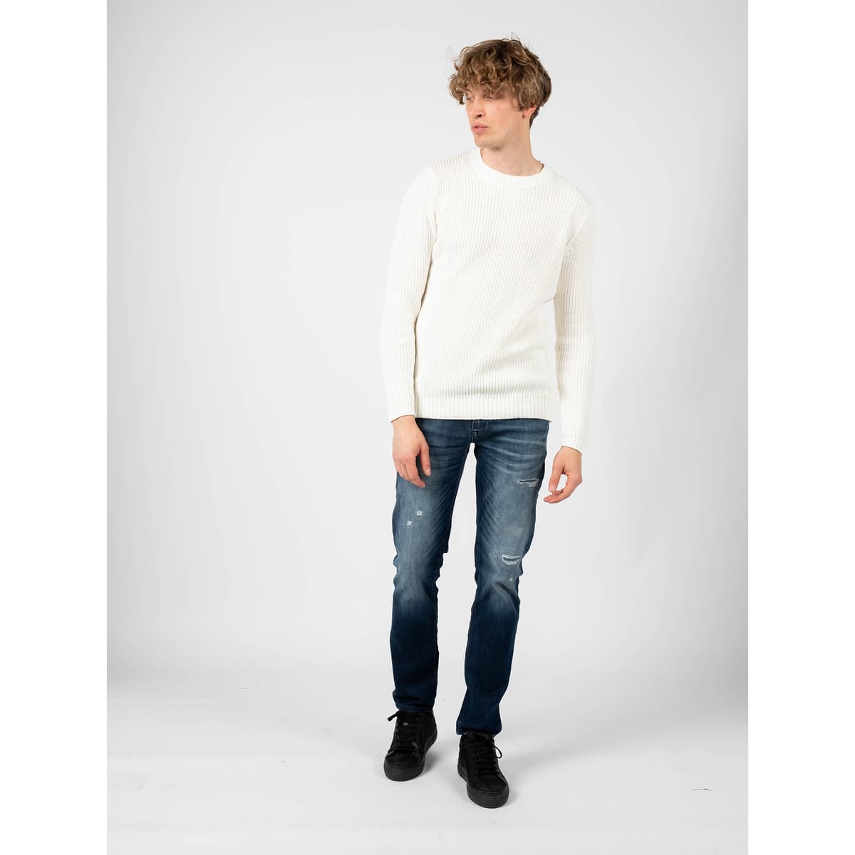 Men's Sweaters Antony Morato White