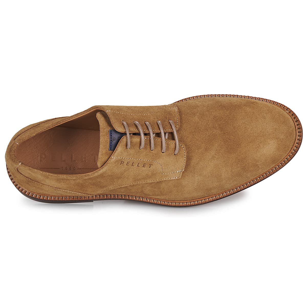 Men's Derby Shoes Pellet Brown