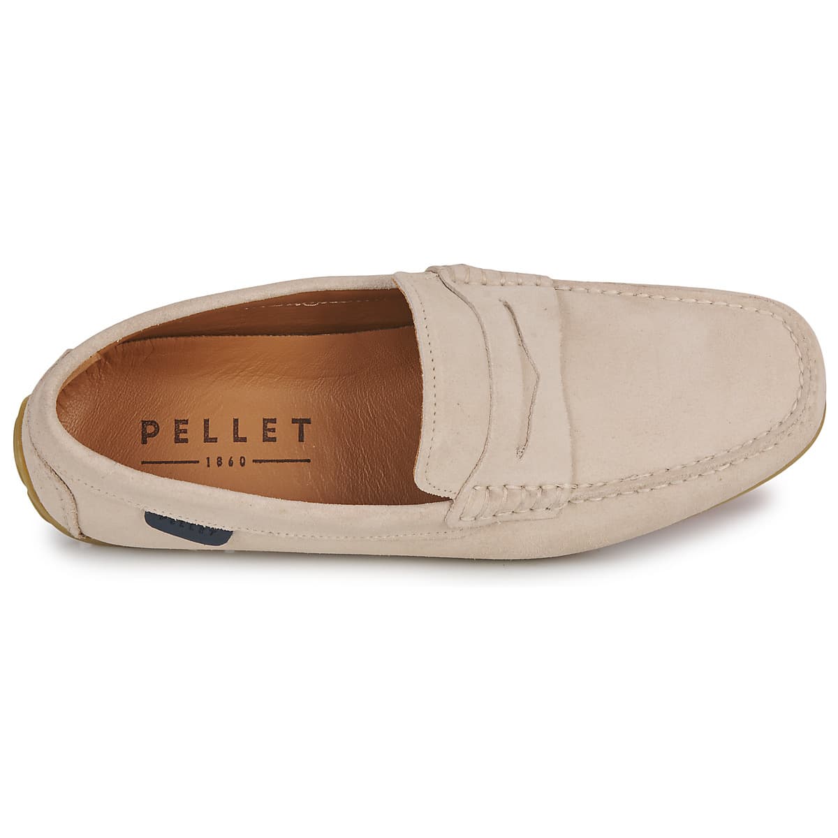 Men's Loafers Pellet Beige