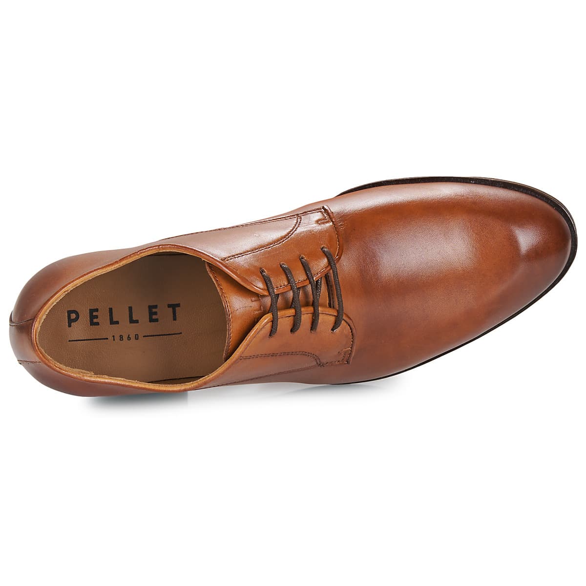 Men's Derby Shoes Pellet Brown