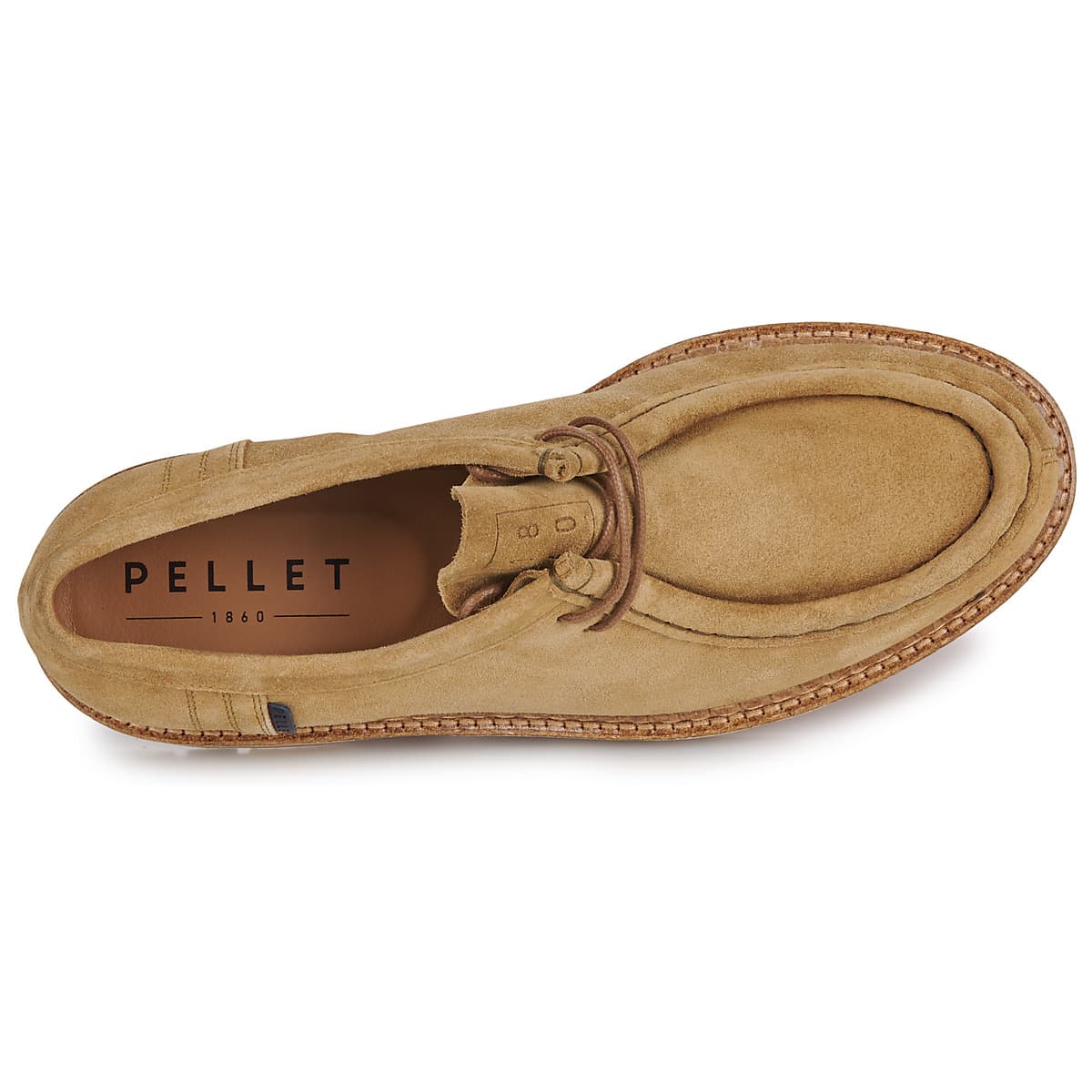 Men's Derby Shoes Pellet Brown