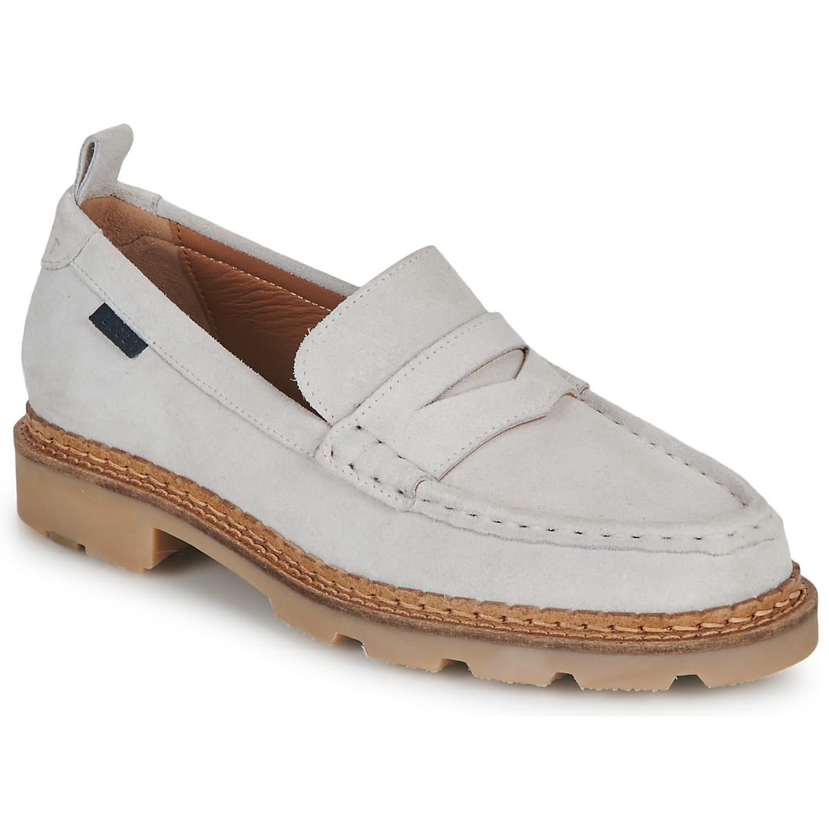 Women's Loafers Pellet White