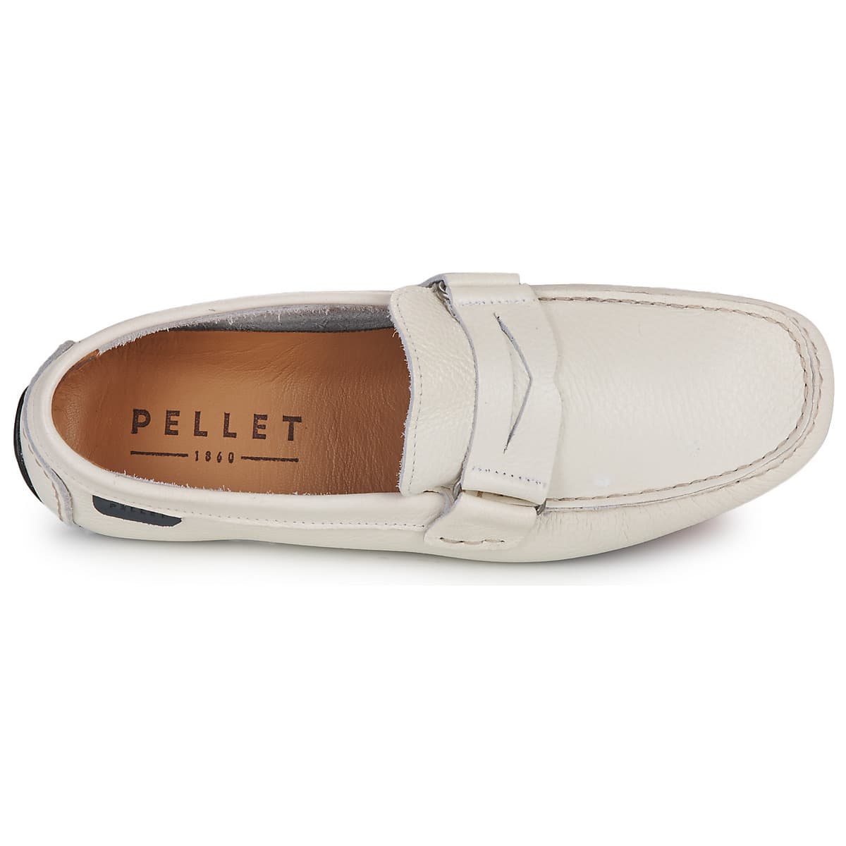 Men's Loafers Pellet White
