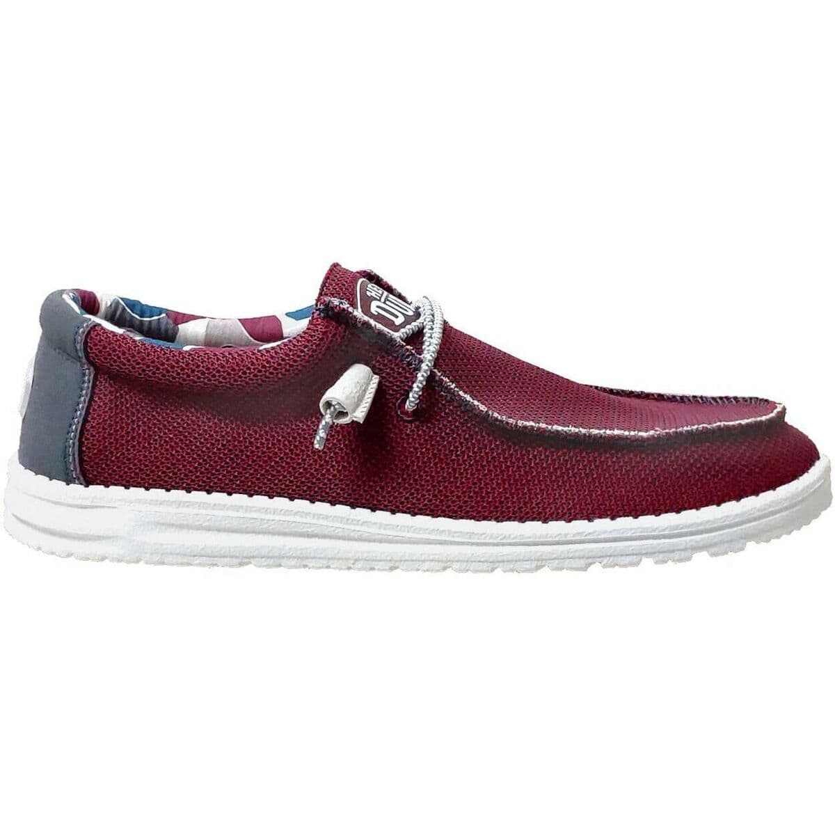 Men's Derby Shoes HEYDUDE Red