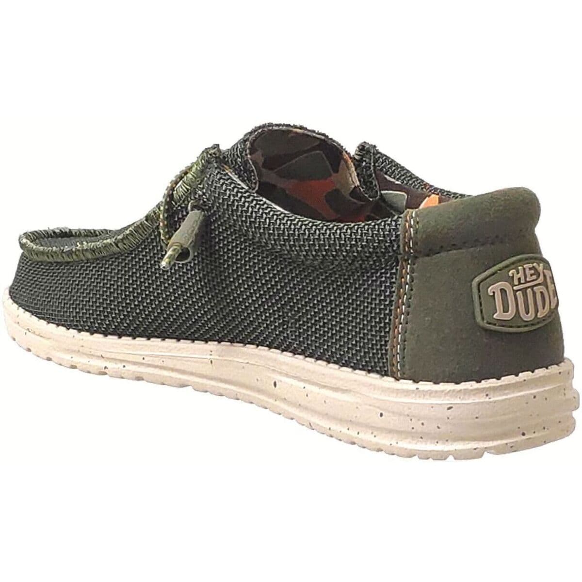 Men's Derby Shoes HEYDUDE Green