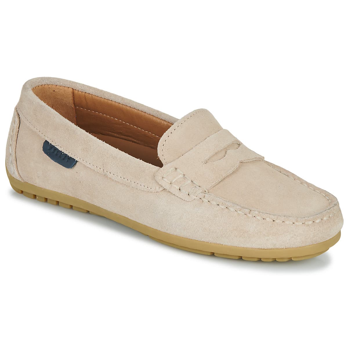Women's Loafers Pellet Beige