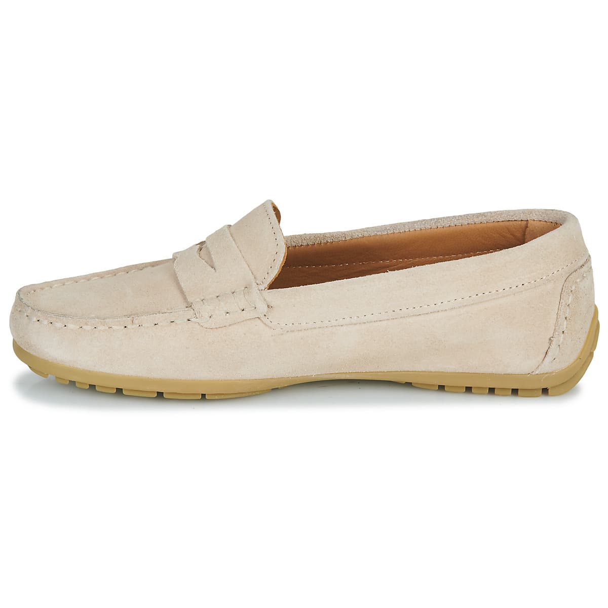 Women's Loafers Pellet Beige