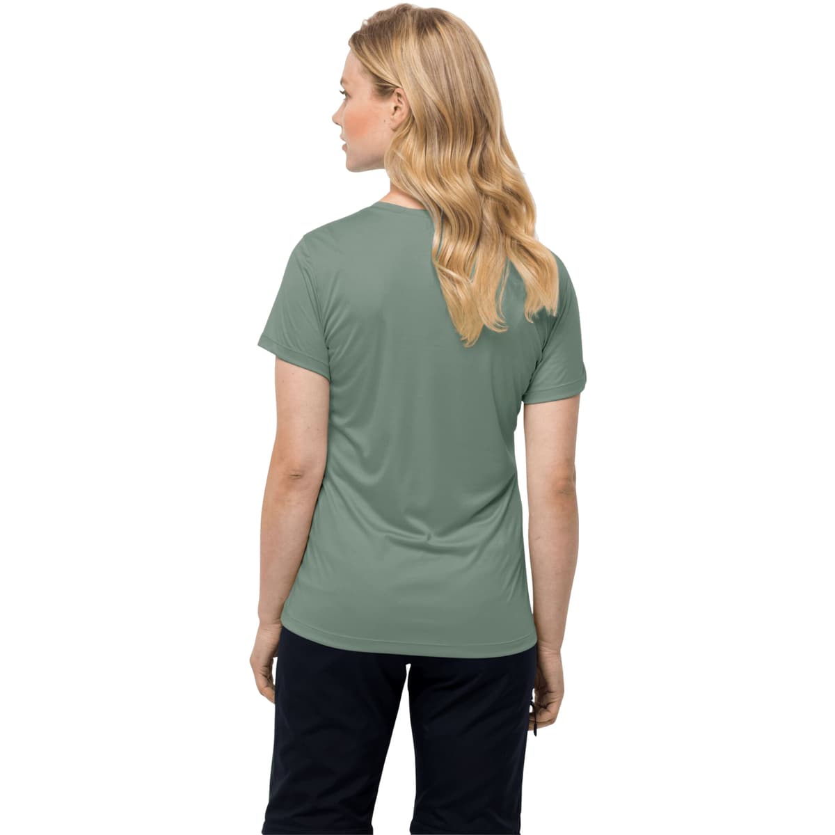 Women's T-Shirts Jack Wolfskin Green