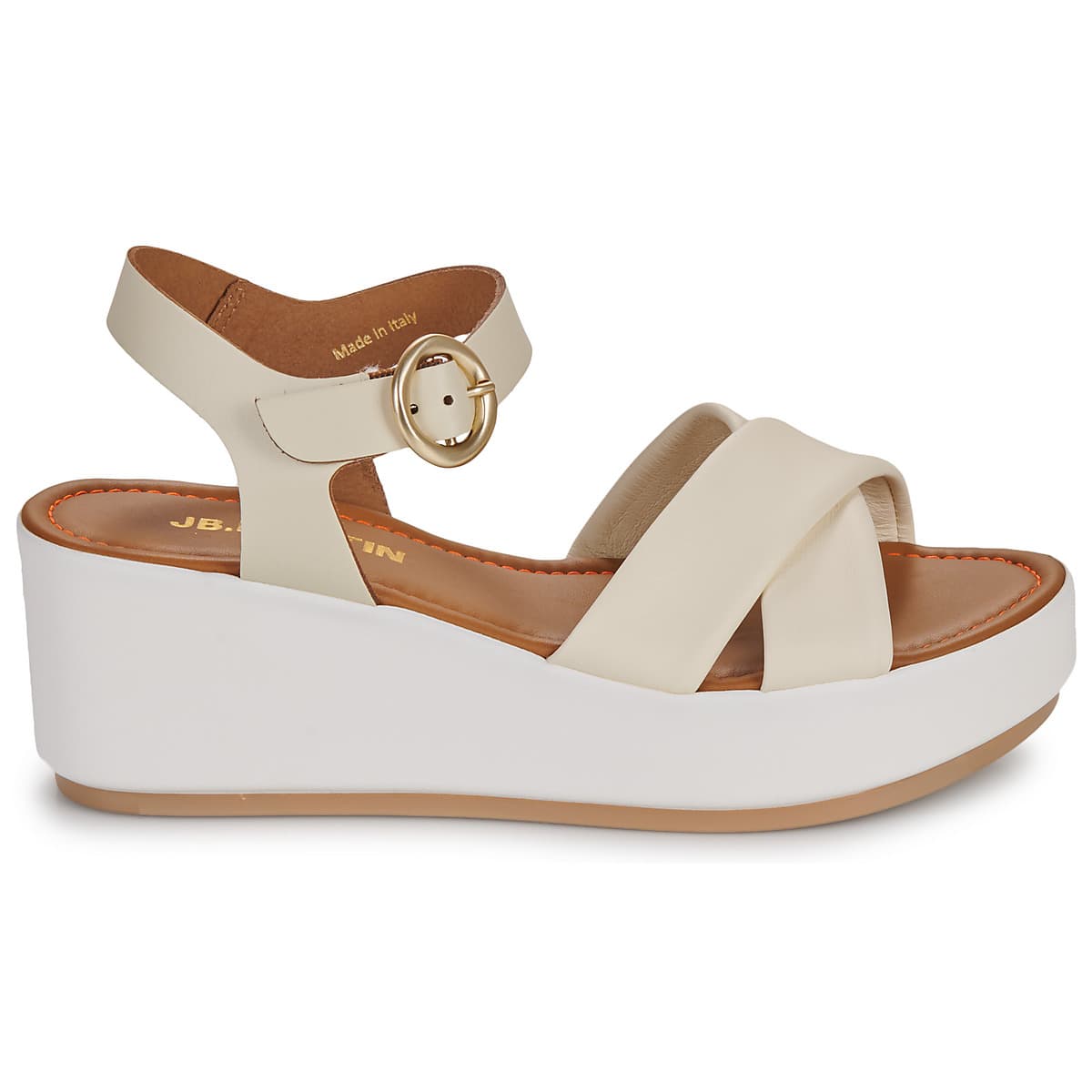 Women's Platforms JB Martin White