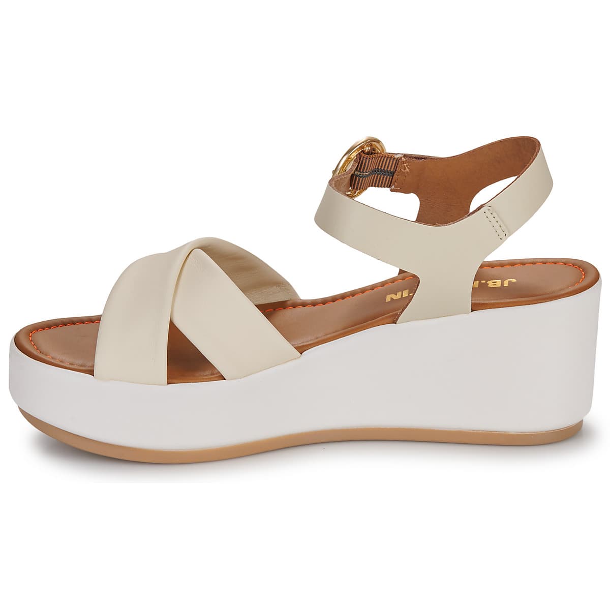 Women's Platforms JB Martin White