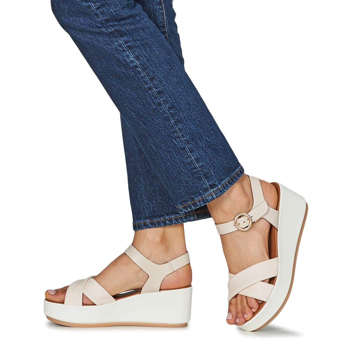Women's Platforms JB Martin White