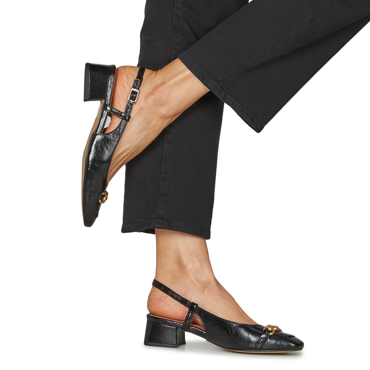 Women's Ballet Flats JB Martin Black
