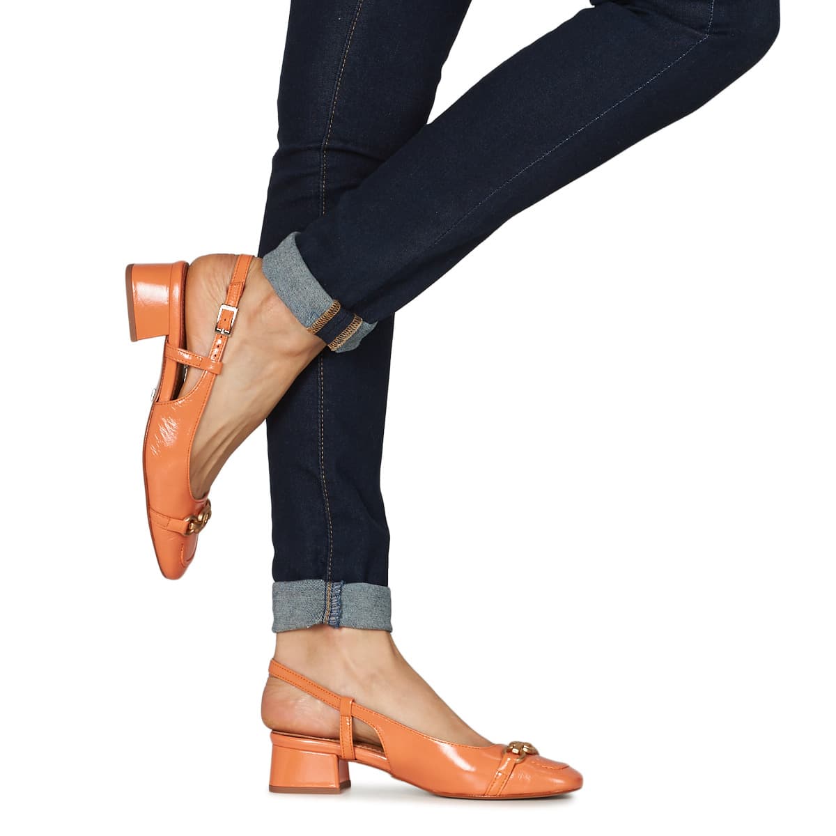 Women's Ballet Flats JB Martin Orange