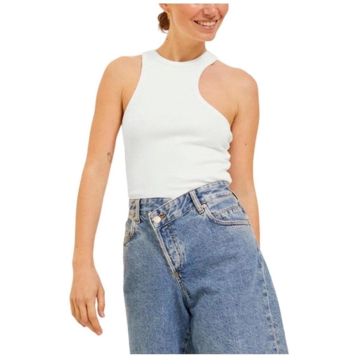 Women's Sleeveless Tops JJXX White