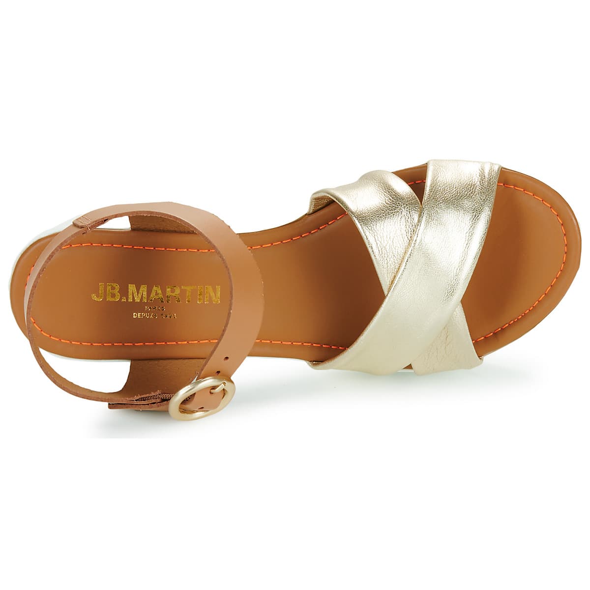 Women's Platforms JB Martin Gold