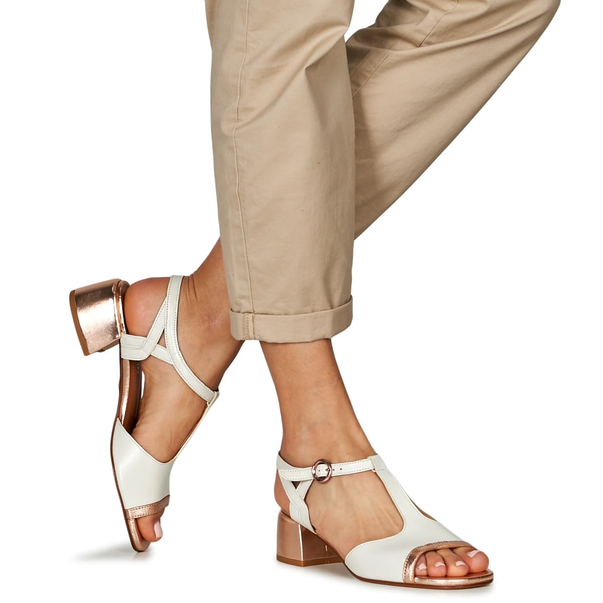 Women's Pumps JB Martin White