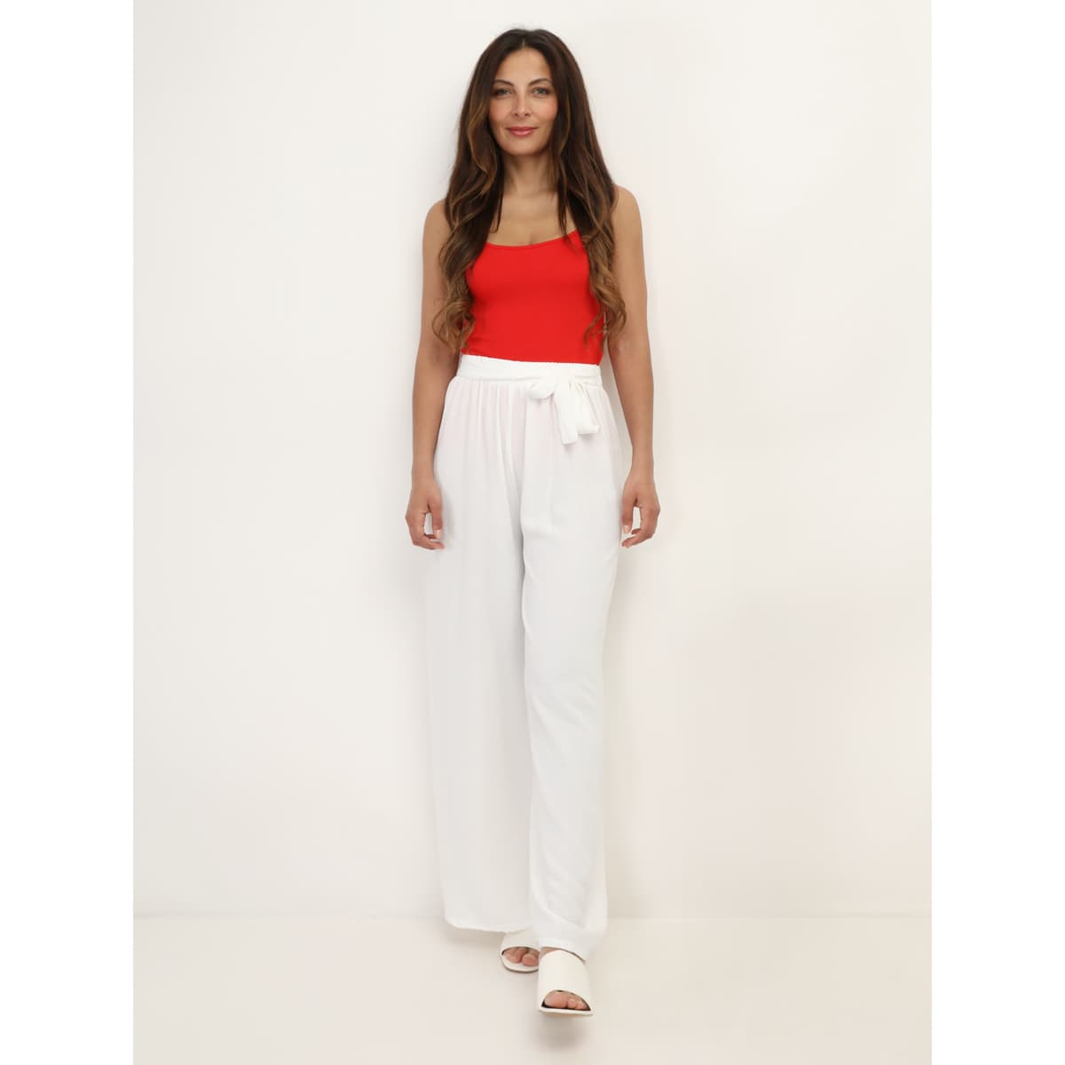 Women's Pants La Modeuse White