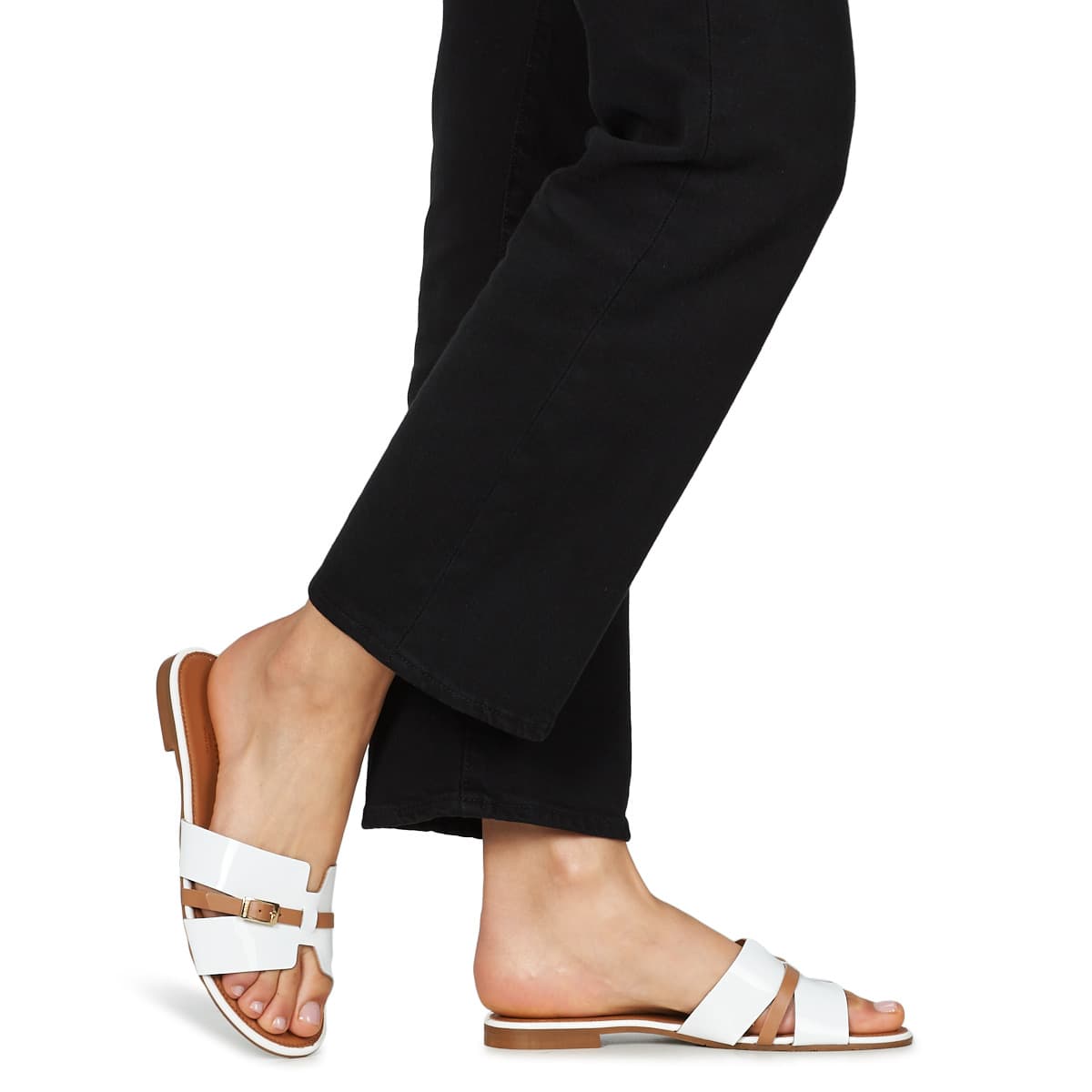 Women's Mules JB Martin White