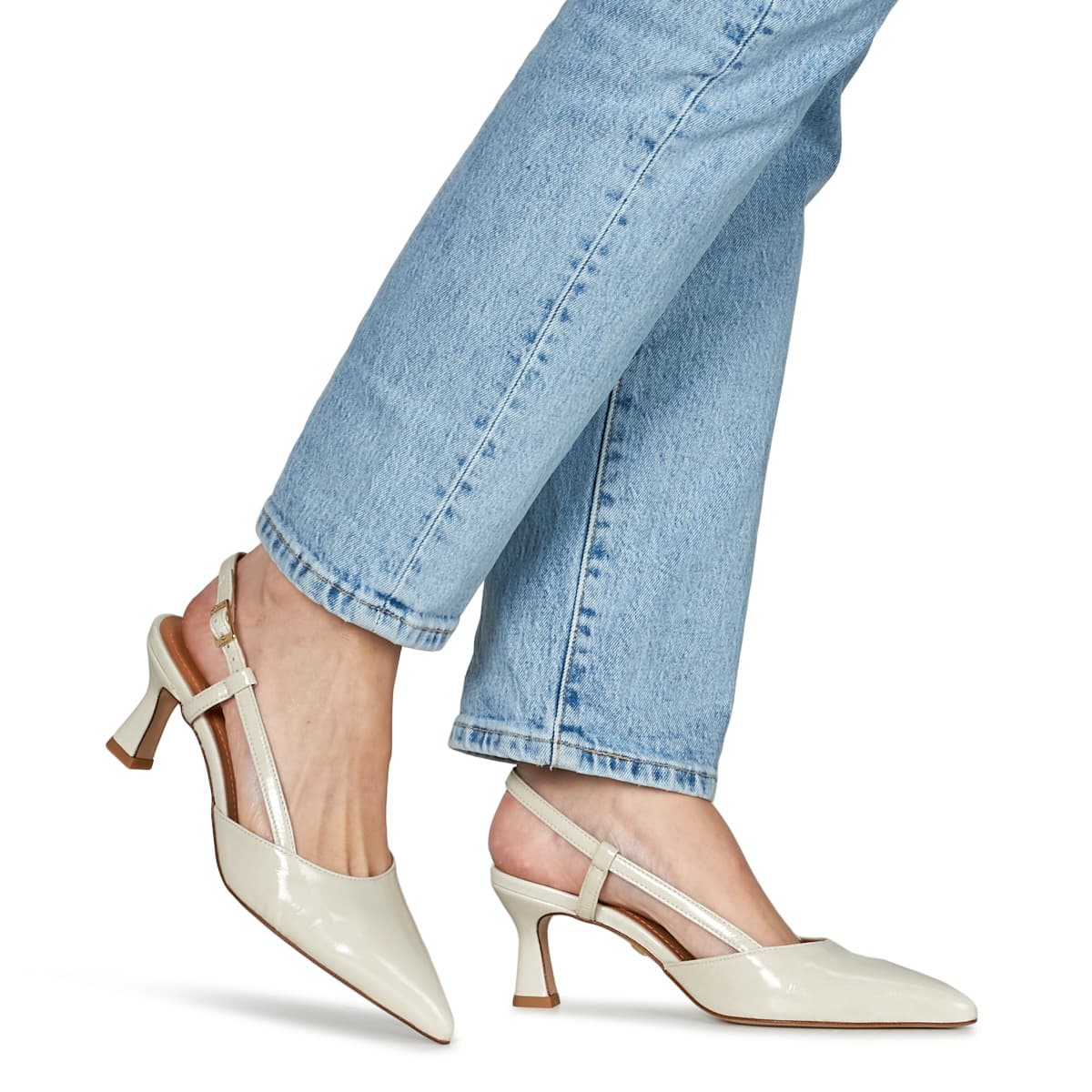 Women's Pumps JB Martin White