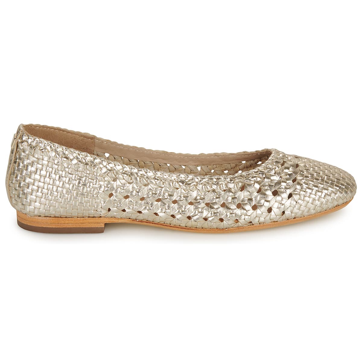 Women's Ballet Flats JB Martin Gold