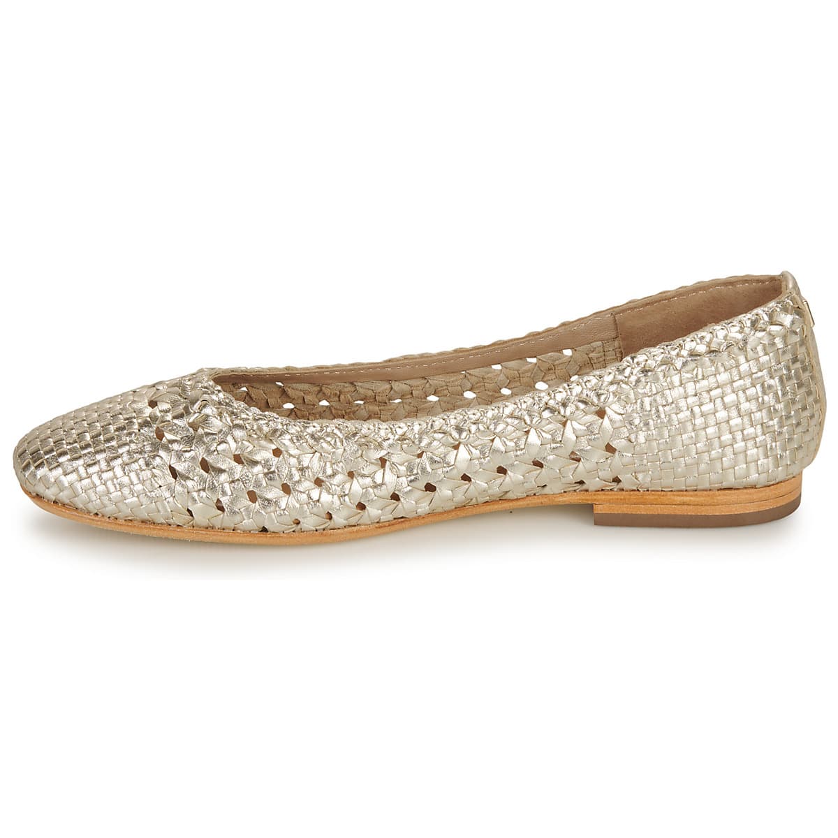 Women's Ballet Flats JB Martin Gold