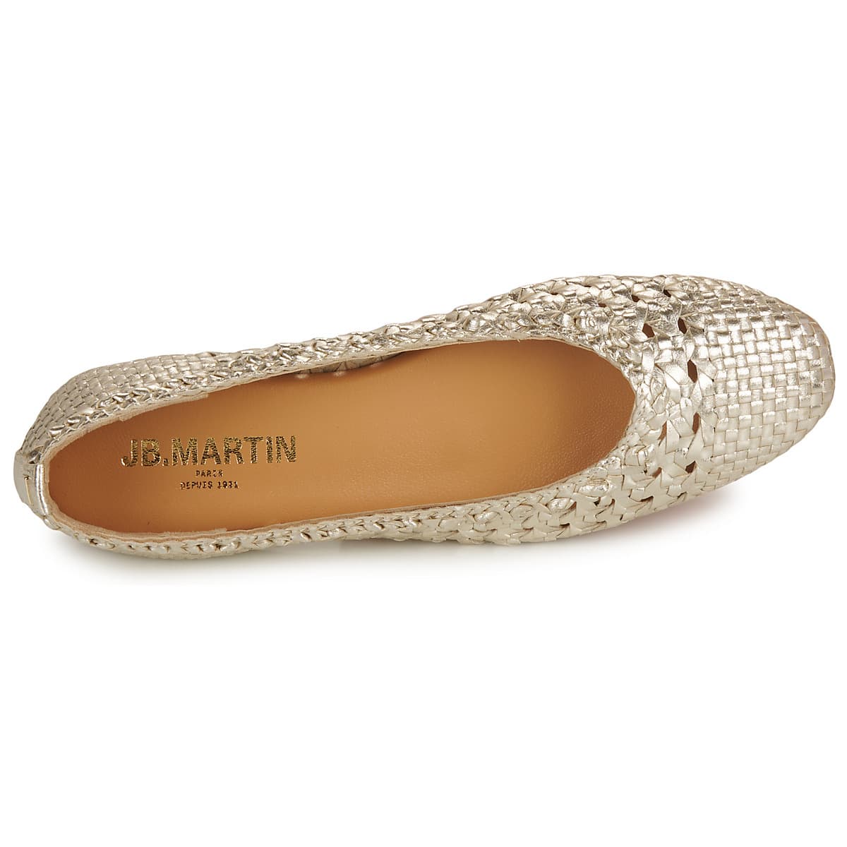Women's Ballet Flats JB Martin Gold