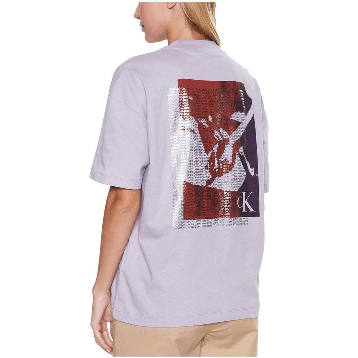 Women's T-Shirts Calvin Klein Purple