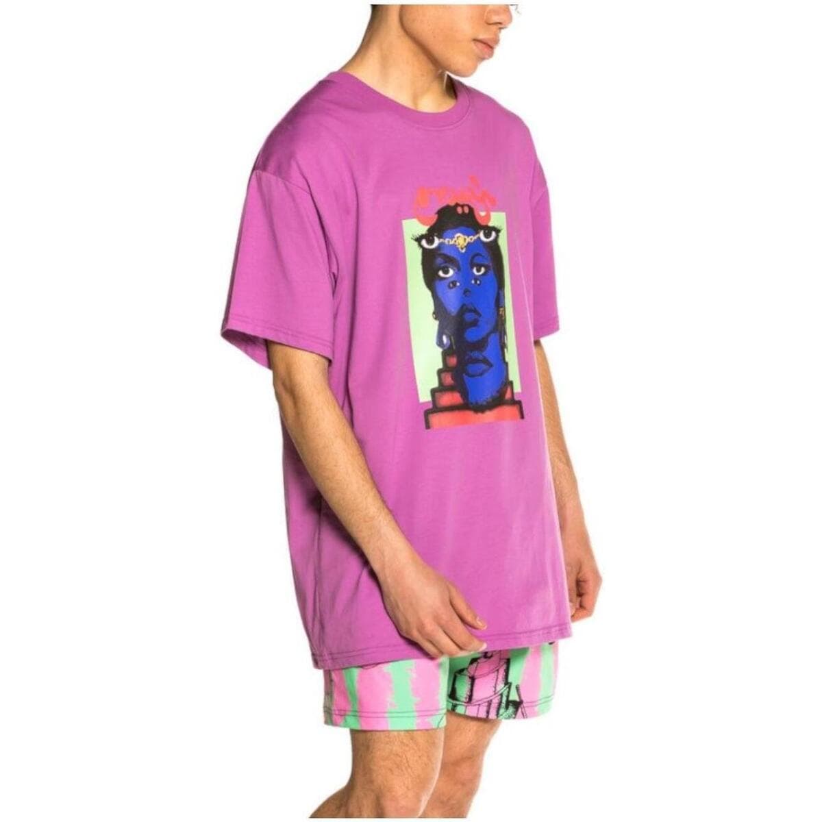 Men's T-Shirts Grimey Pink