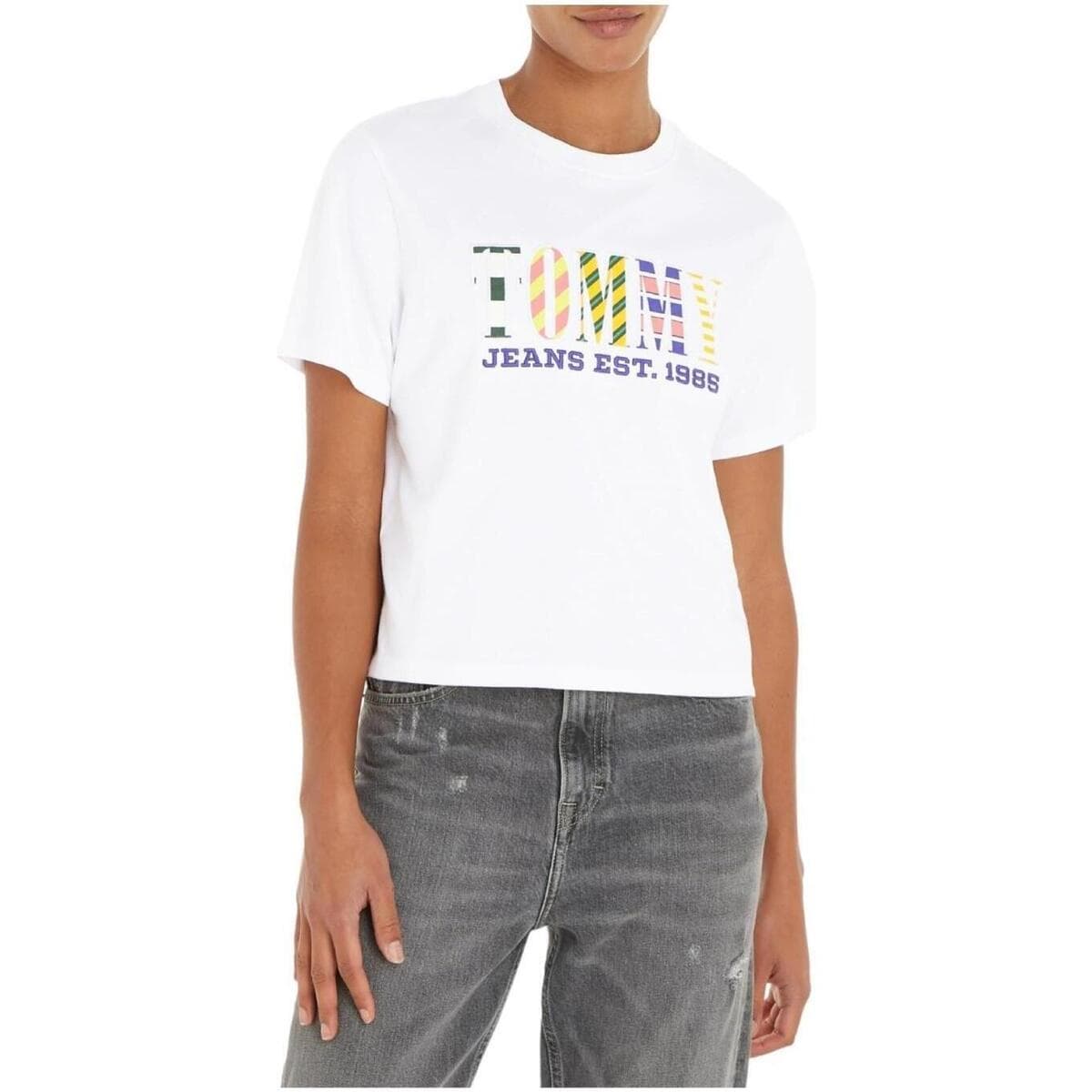 Women's T-Shirts Tommy Hilfiger White