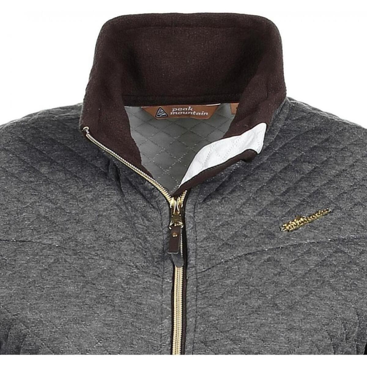 Women's Sweatshirts Peak Mountain Gray