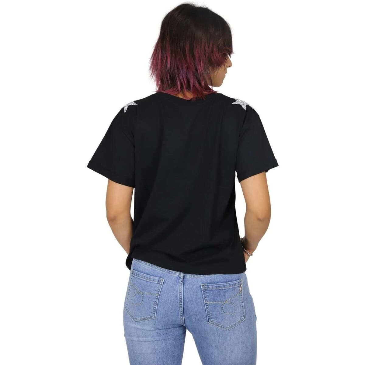 Women's T-Shirts Zahjr Black