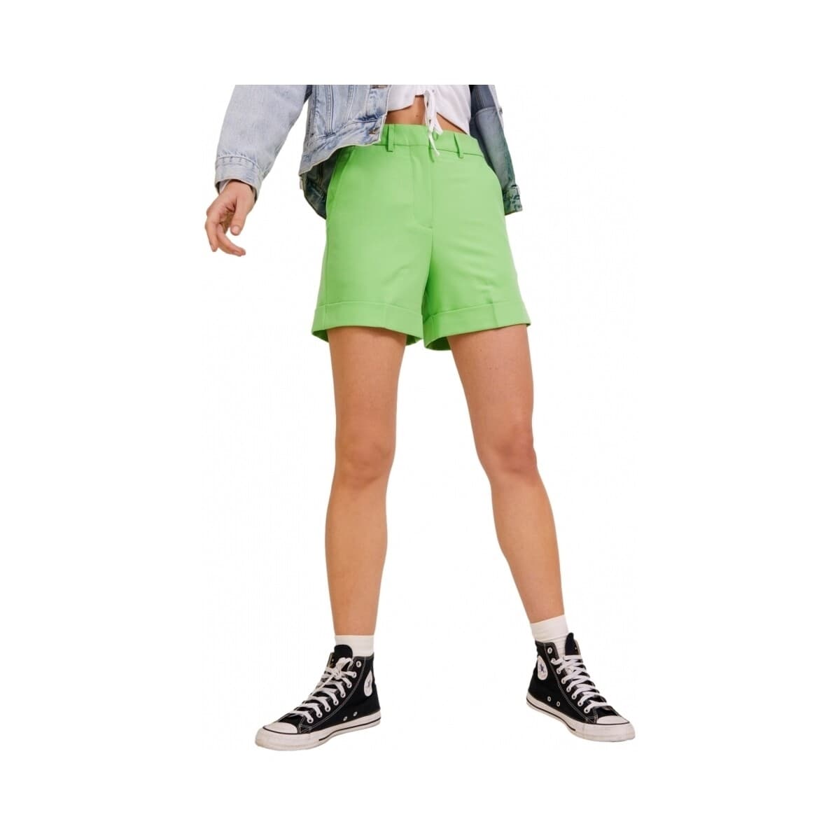 Women's Shorts JJXX Green