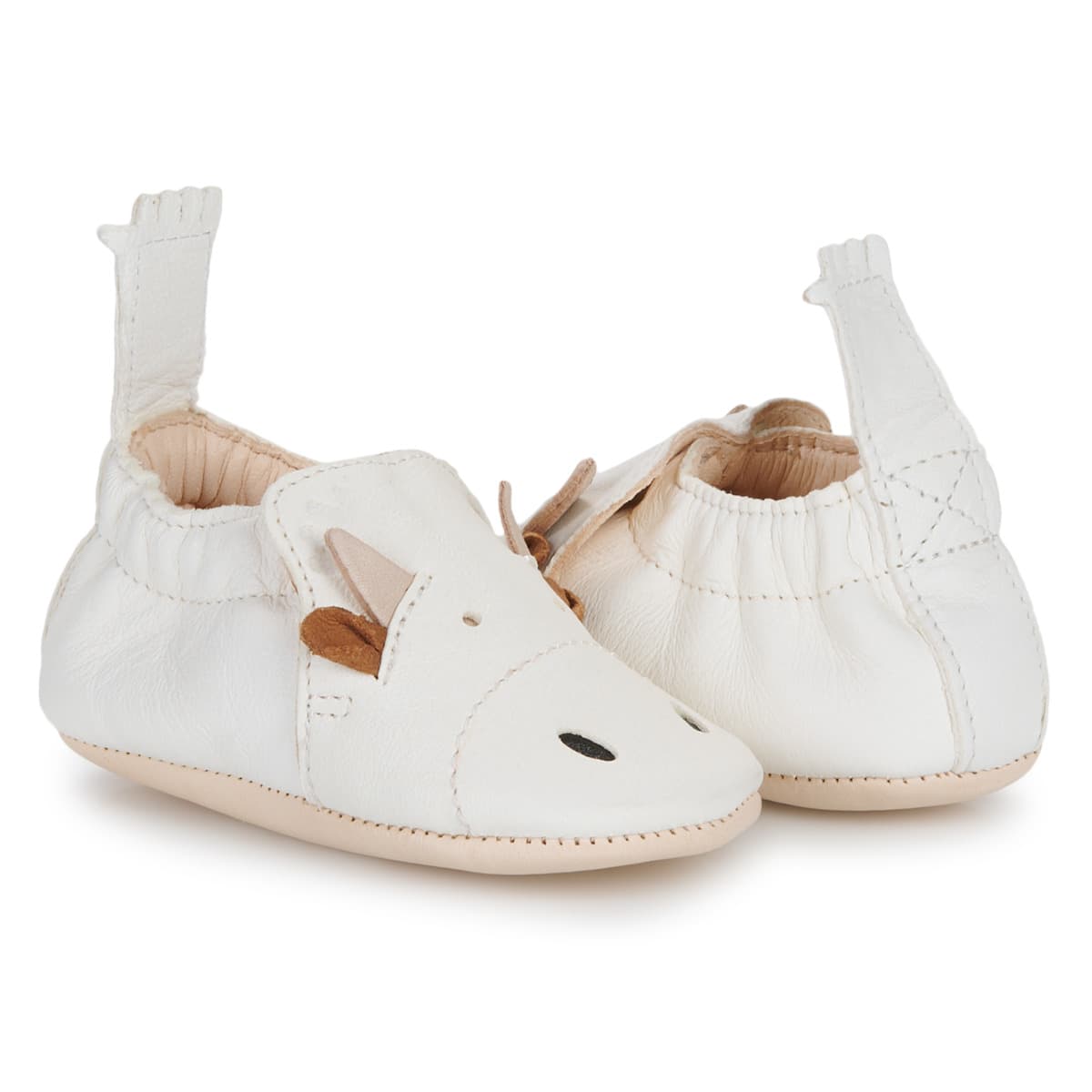 Boys' House Slippers Easy Peasy White
