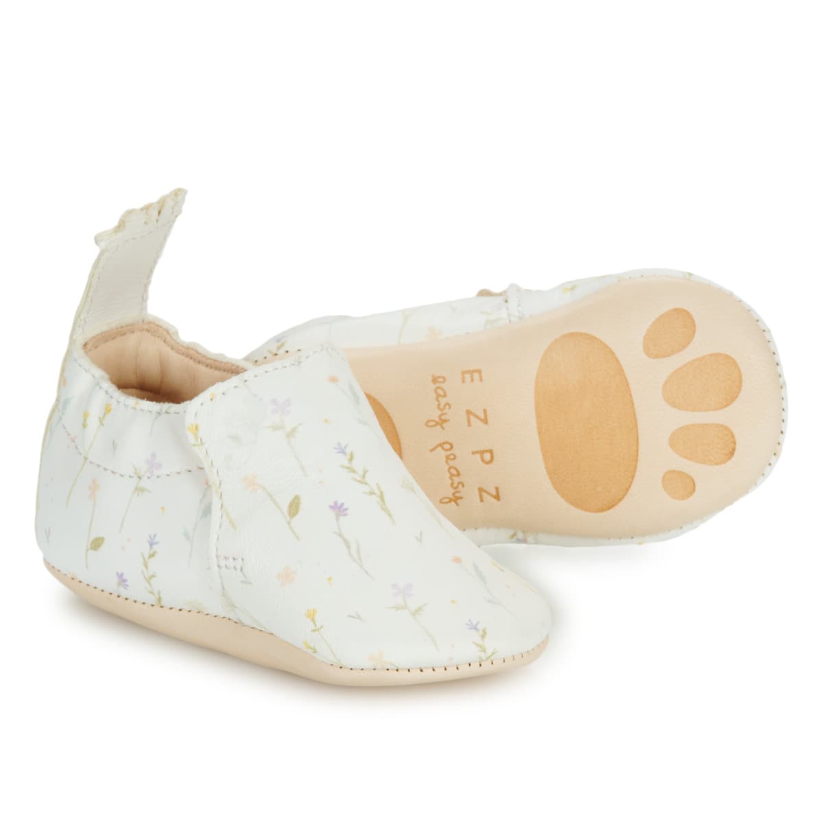 Girls' House Slippers Easy Peasy White