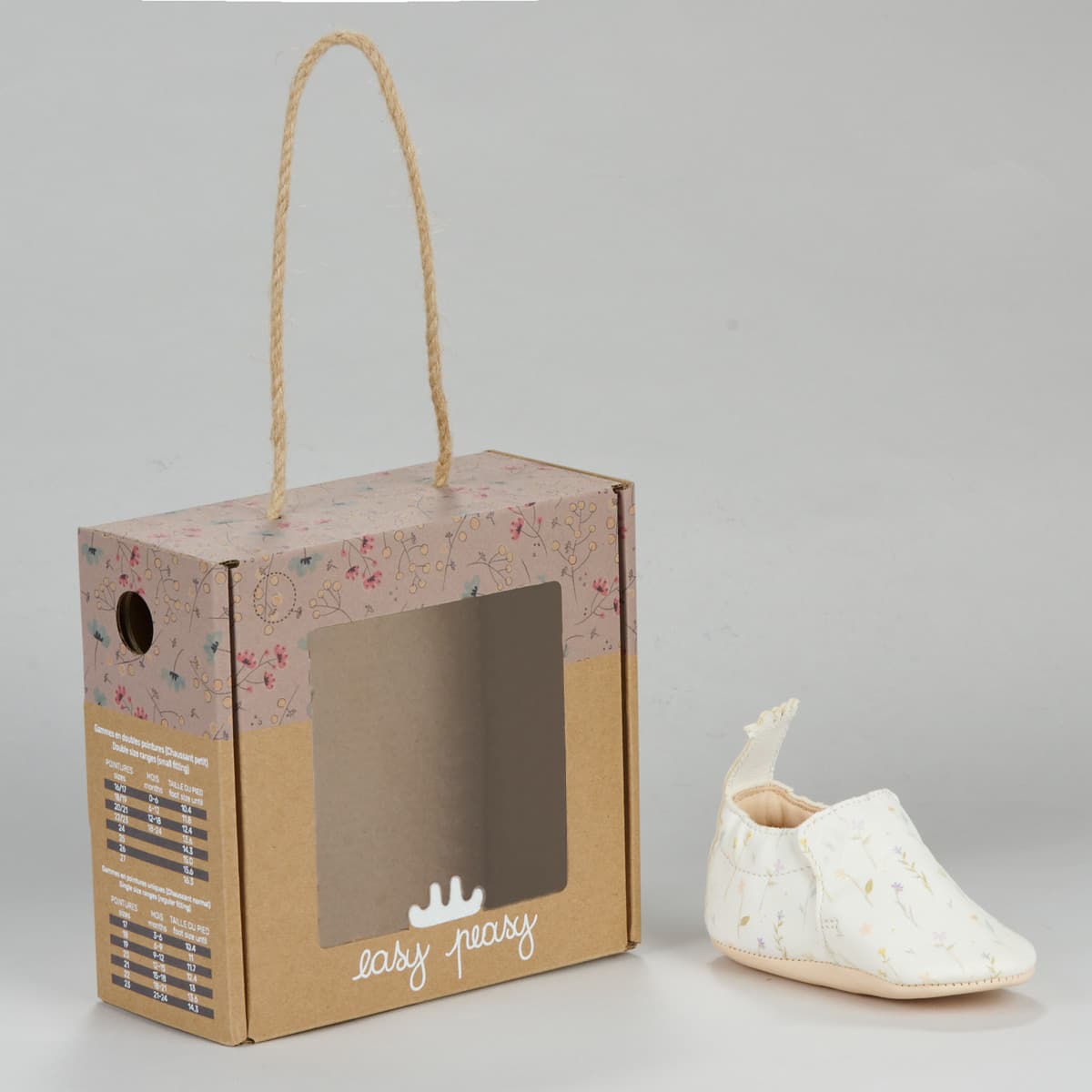 Girls' House Slippers Easy Peasy White