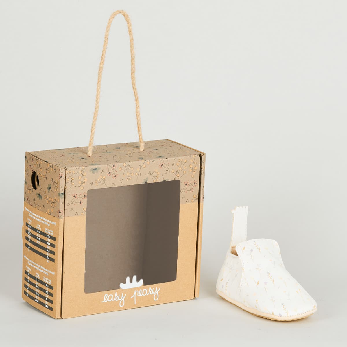 Girls' House Slippers Easy Peasy White