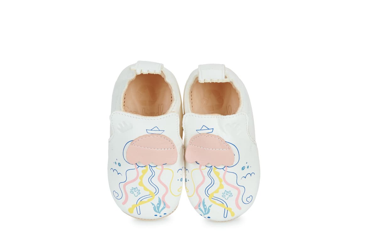 Girls' House Slippers Easy Peasy White