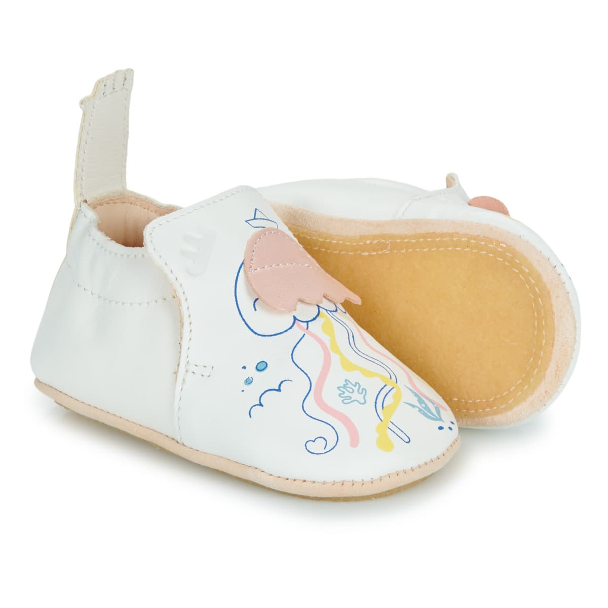 Girls' House Slippers Easy Peasy White