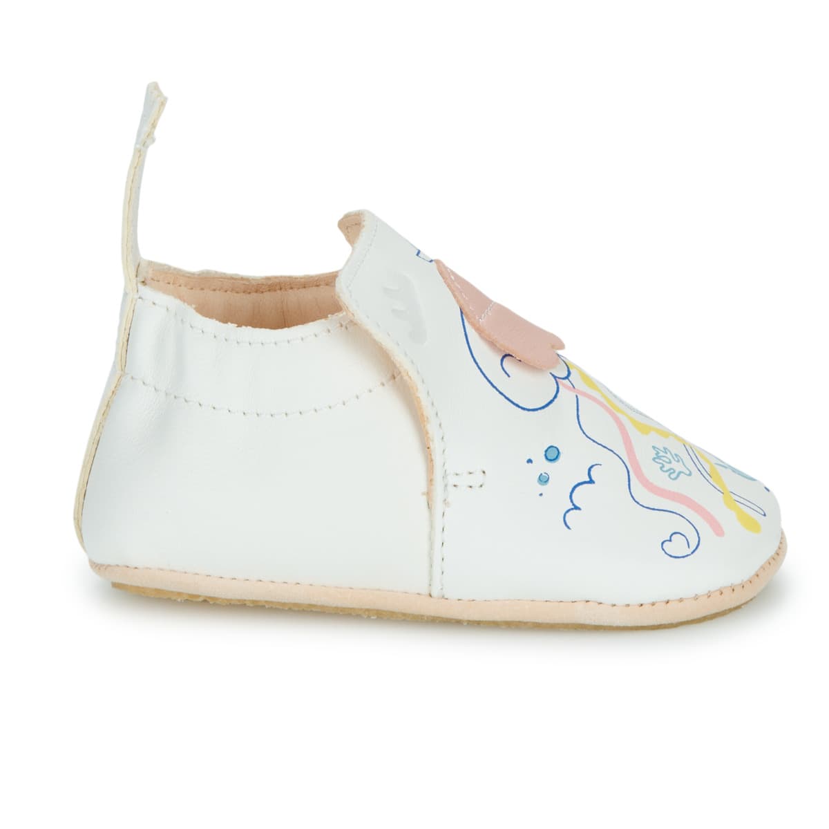 Girls' House Slippers Easy Peasy White