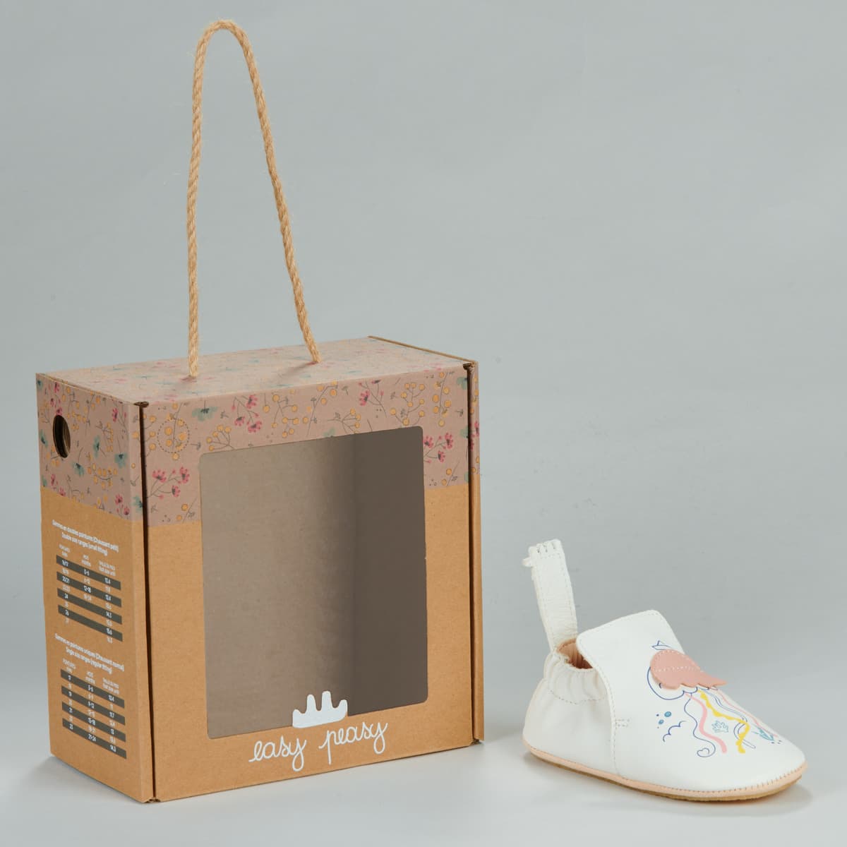 Girls' House Slippers Easy Peasy White