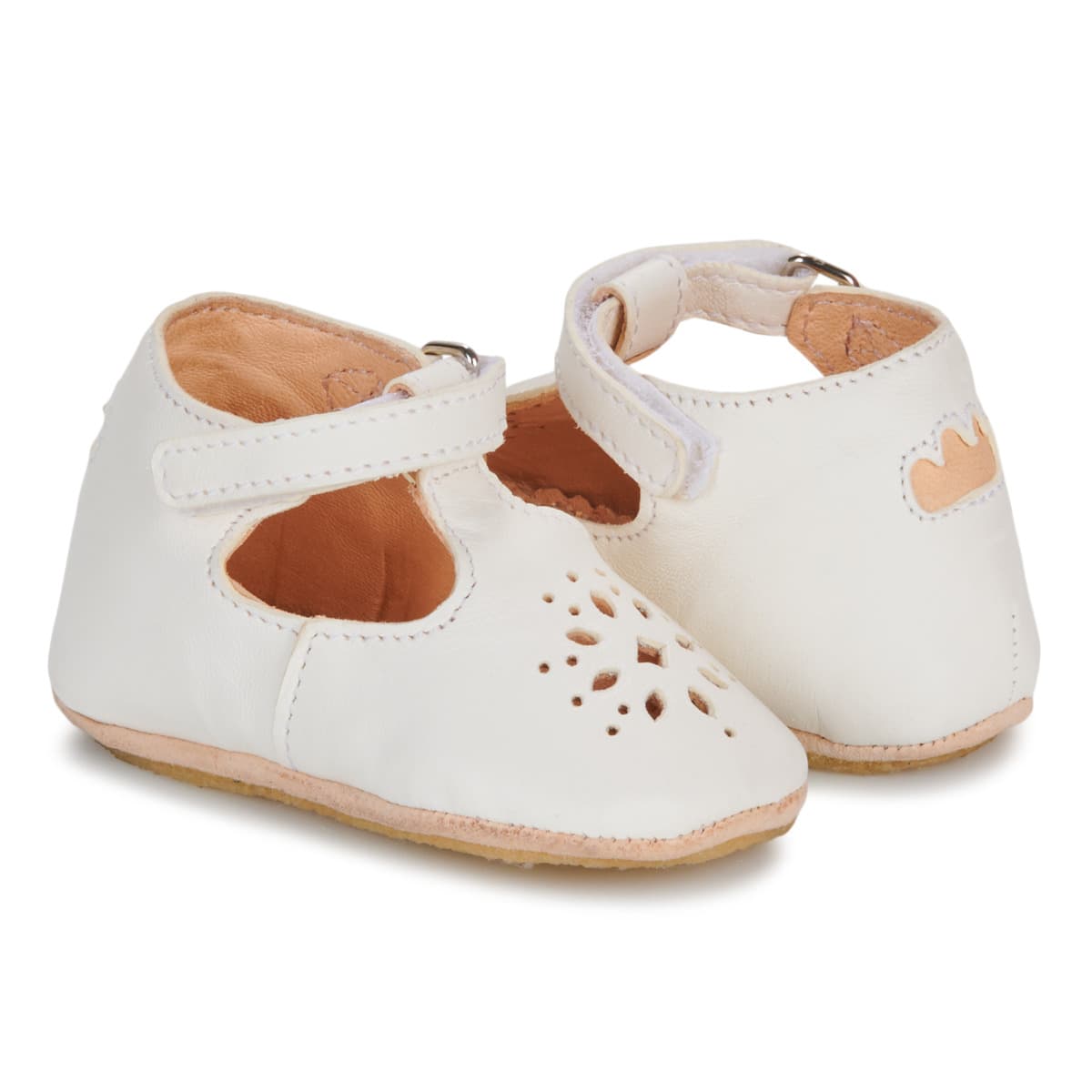 Boys' House Slippers Easy Peasy White