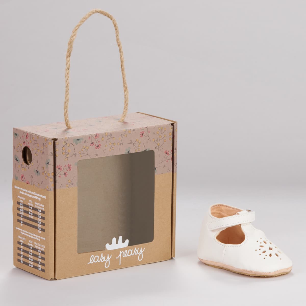 Boys' House Slippers Easy Peasy White