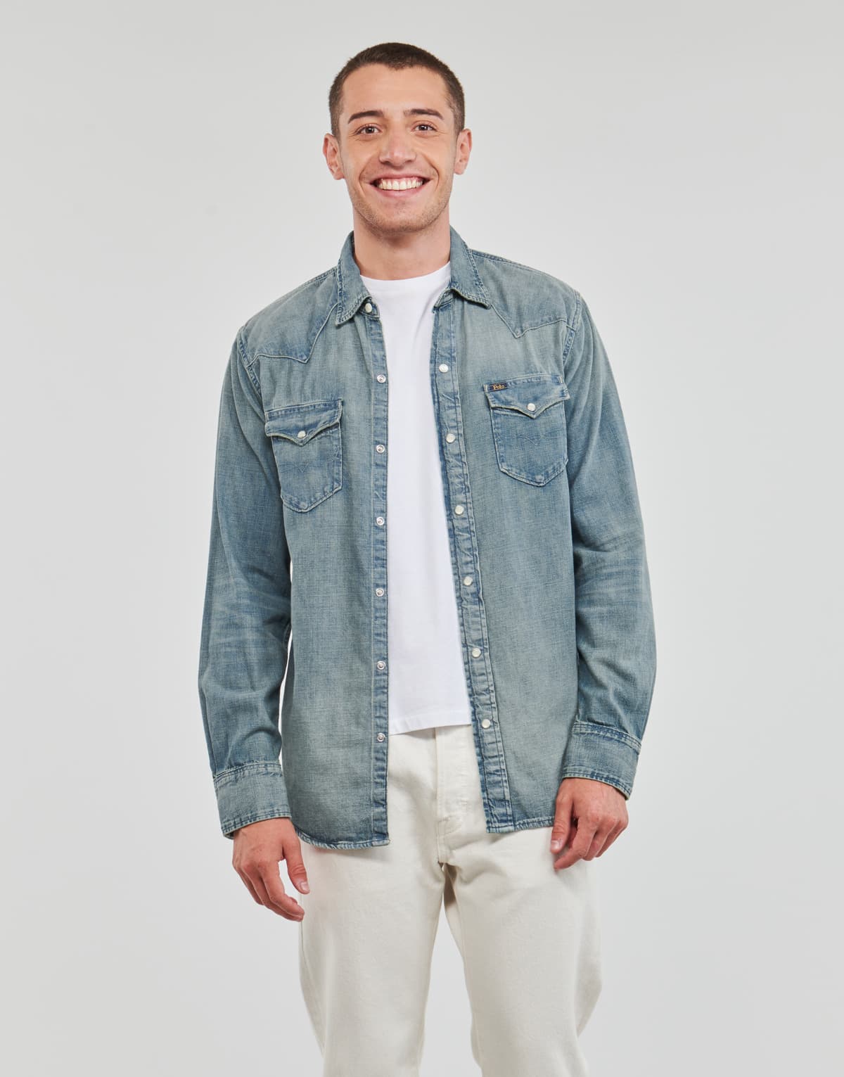 Men's Shirts Polo Ralph Lauren Blue